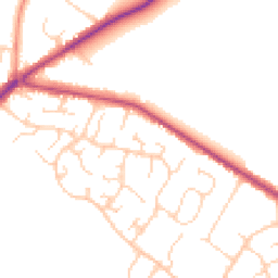 Daytime road noise heatmap for HP15 7RE