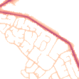 Daytime road noise heatmap for HP15 7RQ