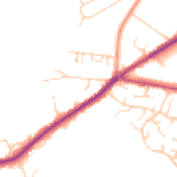 Daytime road noise heatmap for HP15 7RY