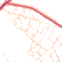 Daytime road noise heatmap for HP15 7TP