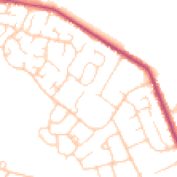 Daytime road noise heatmap for HP15 7TW