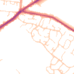 Daytime road noise heatmap for HP15 7UZ