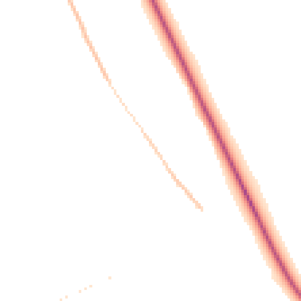 Night-time road noise heatmap for HP16 0DE