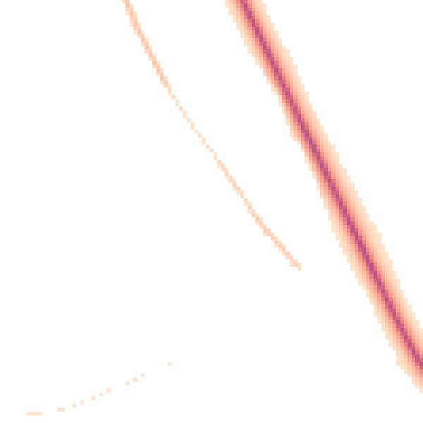 Night-time road noise heatmap for HP16 0DF