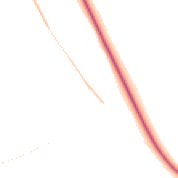 Night-time road noise heatmap for HP16 0DG