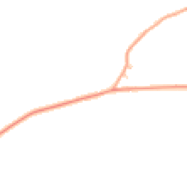 Daytime road noise heatmap for HP16 0EB