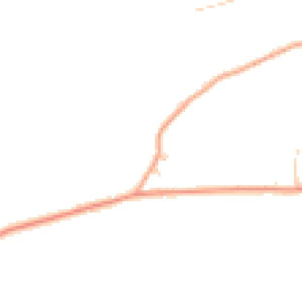 Daytime road noise heatmap for HP16 0EE