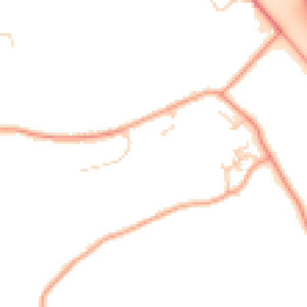 Daytime road noise heatmap for HP16 0EY