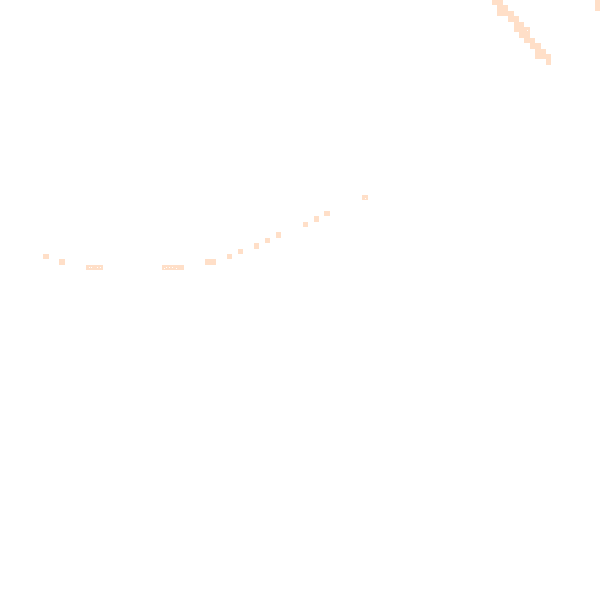 Night-time road noise heatmap for HP16 0EY