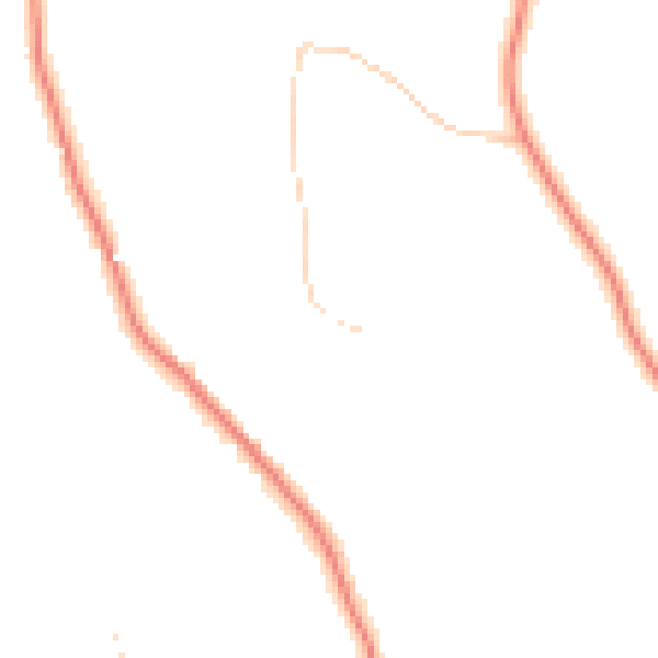 Daytime road noise heatmap for HP16 0HZ