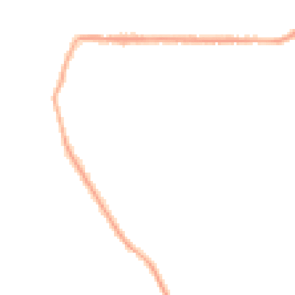 Night-time road noise heatmap for HP16 0LU