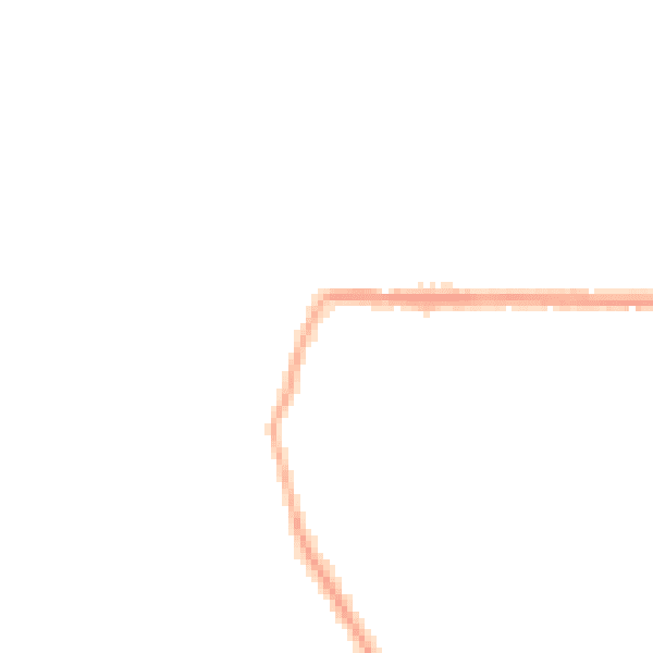 Night-time road noise heatmap for HP16 0PN