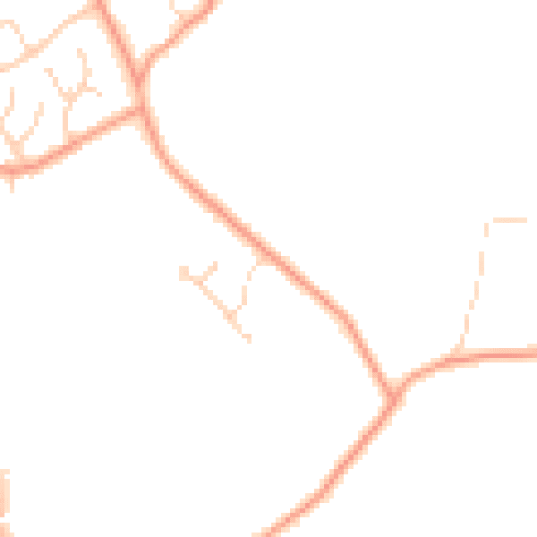 Daytime road noise heatmap for HP16 0QH