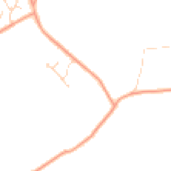 Daytime road noise heatmap for HP16 0QP