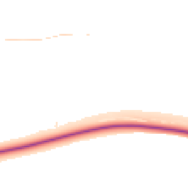 Daytime road noise heatmap for HP16 0RN