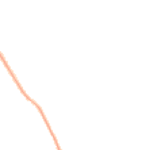 Night-time road noise heatmap for HP16 0SE