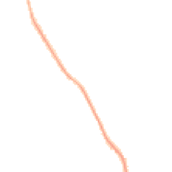 Night-time road noise heatmap for HP16 0SR