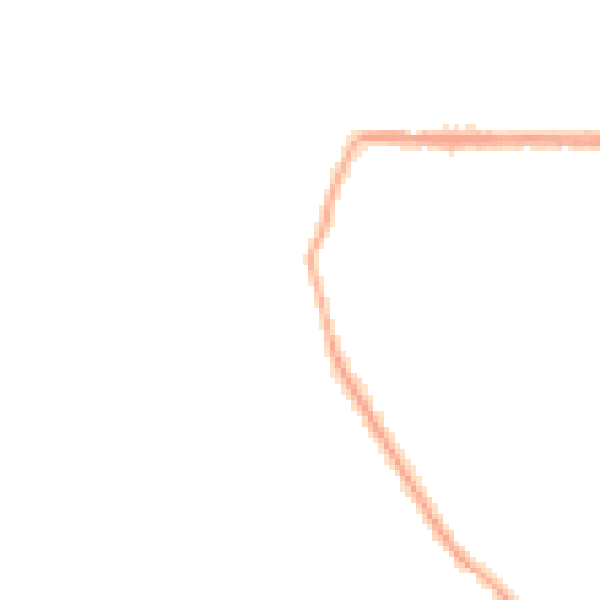 Night-time road noise heatmap for HP16 0UJ