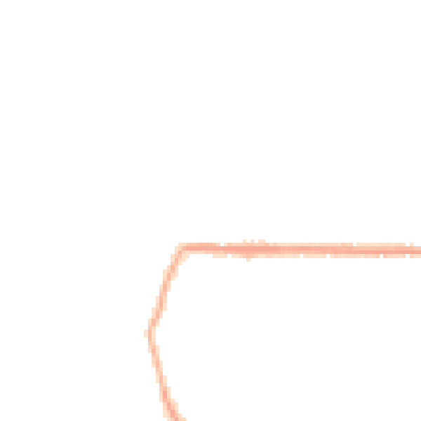 Night-time road noise heatmap for HP16 9DW