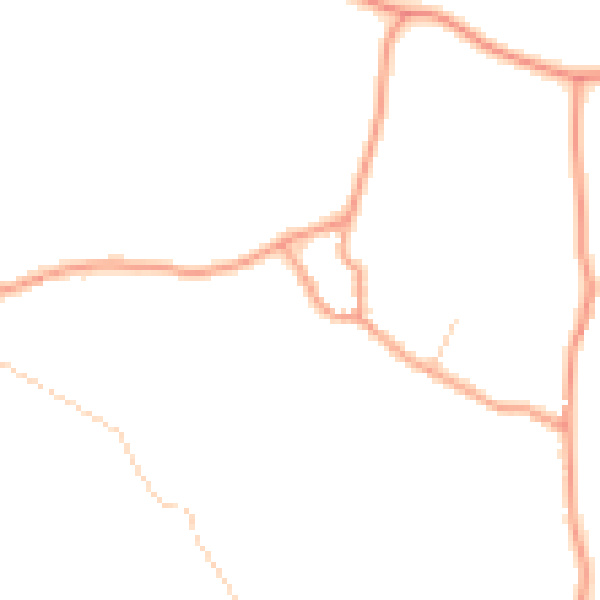 Daytime road noise heatmap for HP16 9JH