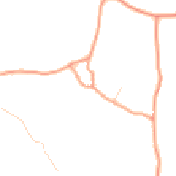 Daytime road noise heatmap for HP16 9JL
