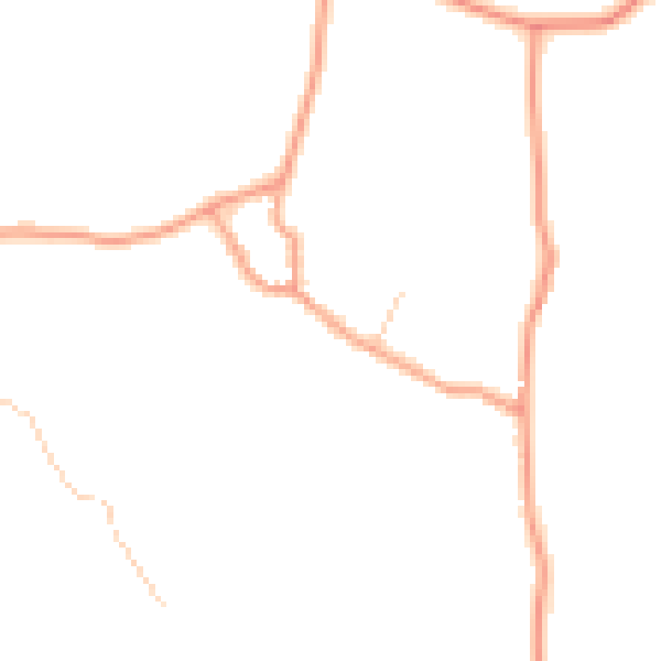 Daytime road noise heatmap for HP16 9JP