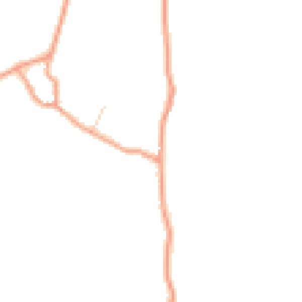 Daytime road noise heatmap for HP16 9JX