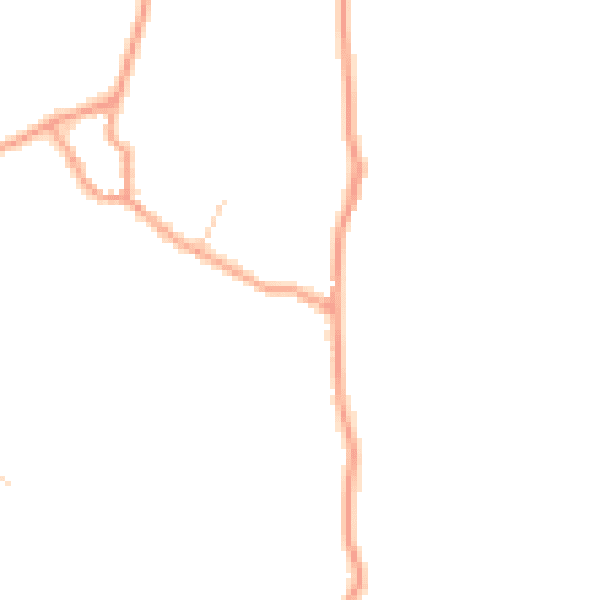 Daytime road noise heatmap for HP16 9JY