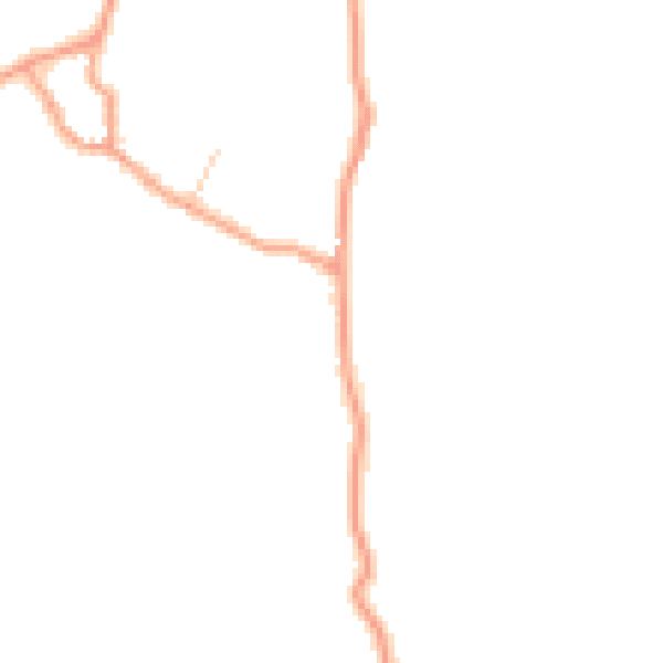 Daytime road noise heatmap for HP16 9LA