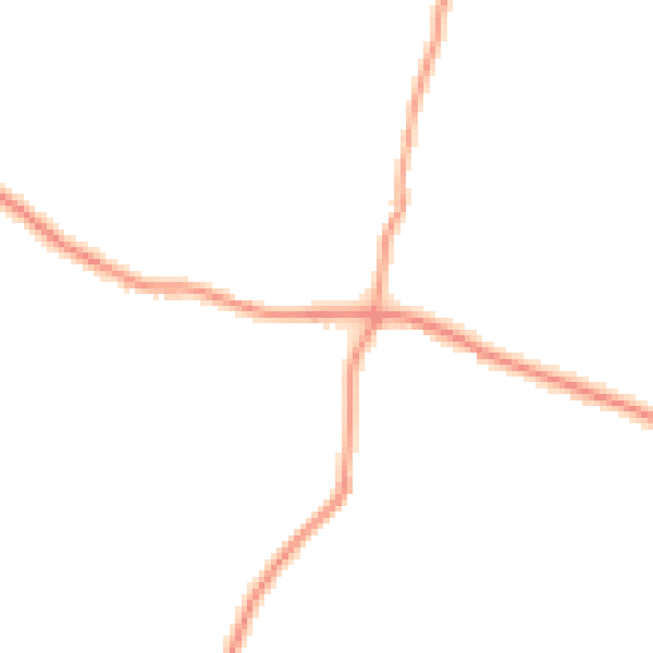 Daytime road noise heatmap for HP16 9NJ