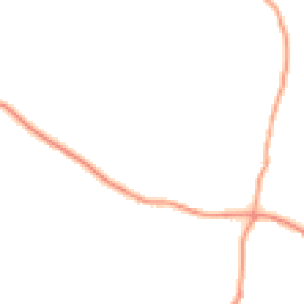 Daytime road noise heatmap for HP16 9NR