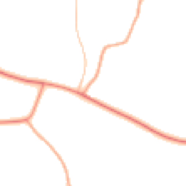 Daytime road noise heatmap for HP16 9PR