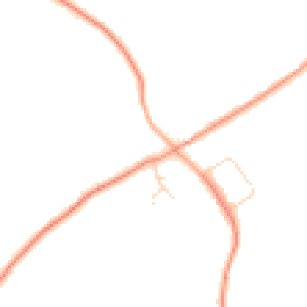 Daytime road noise heatmap for HP16 9QG