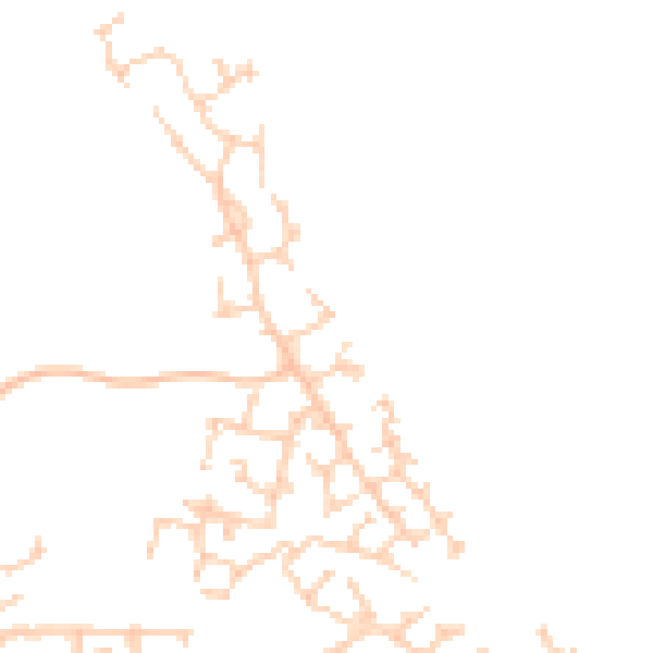 Daytime road noise heatmap for HP19 0FZ