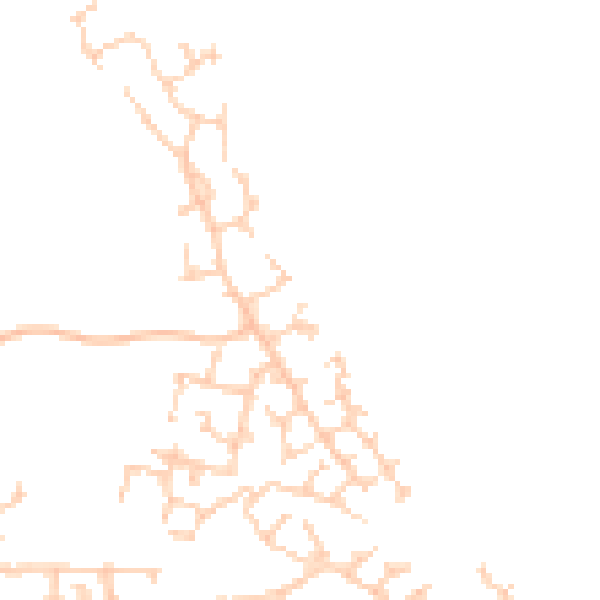 Daytime road noise heatmap for HP19 0GE