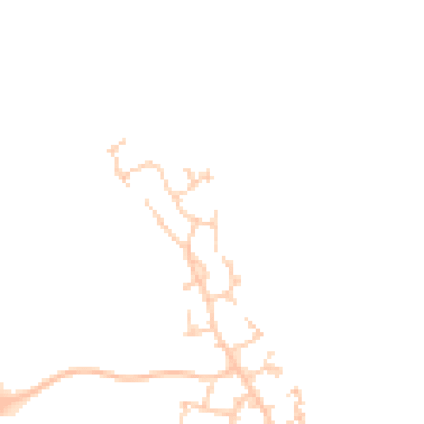 Daytime road noise heatmap for HP19 0GJ