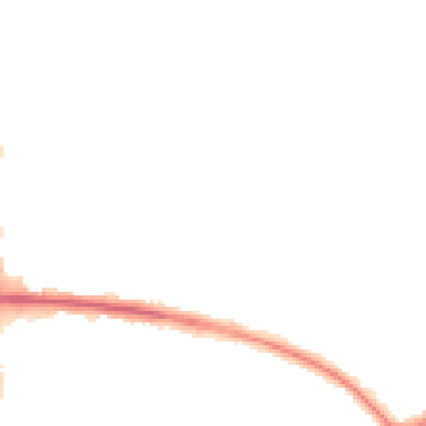 Night-time road noise heatmap for HP19 0WP