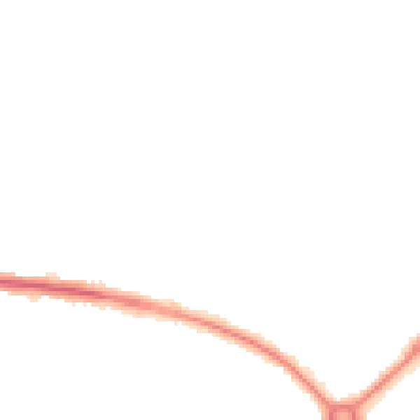 Night-time road noise heatmap for HP19 0YL