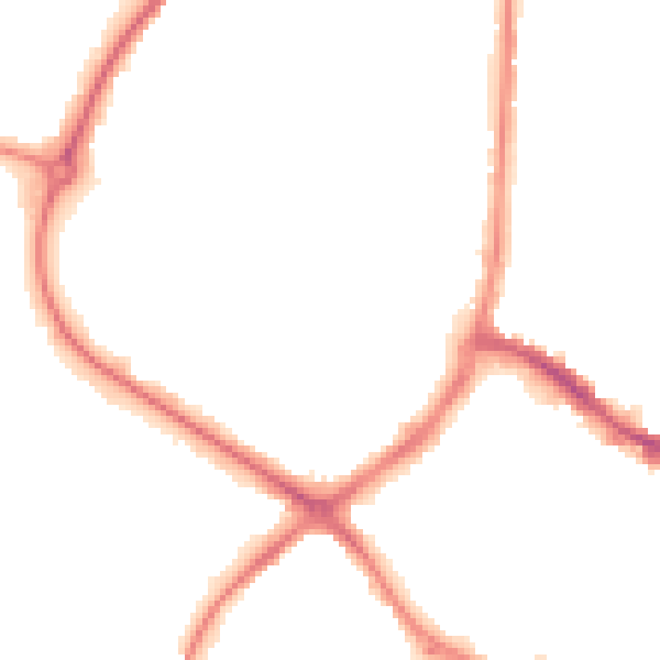 Night-time road noise heatmap for HP19 8AH