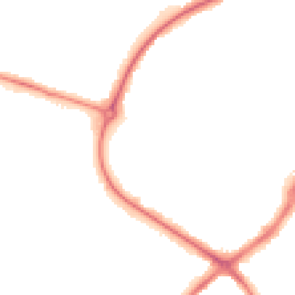 Night-time road noise heatmap for HP19 8FS