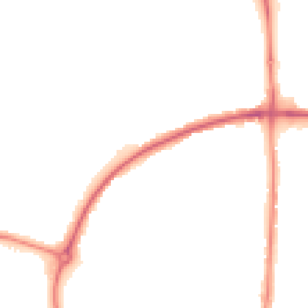 Night-time road noise heatmap for HP19 9PA