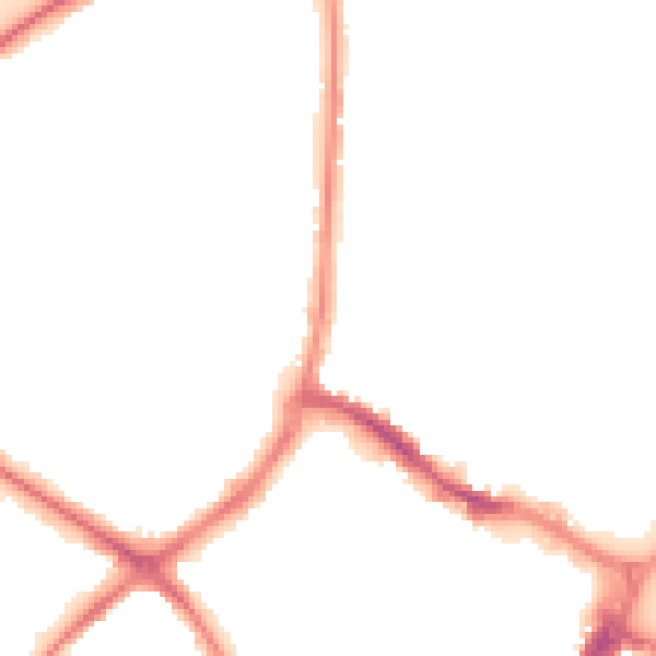 Night-time road noise heatmap for HP19 9PT