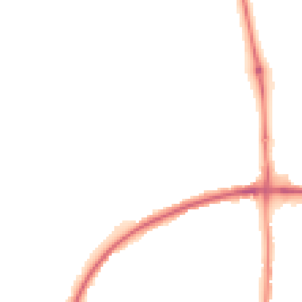 Night-time road noise heatmap for HP19 9RU