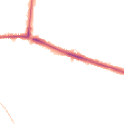 Night-time road noise heatmap for HP20 1AE