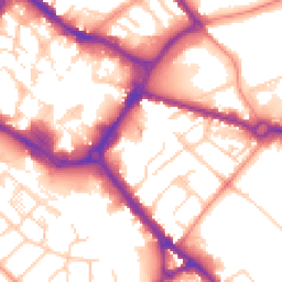Daytime road noise heatmap for HP20 1AL