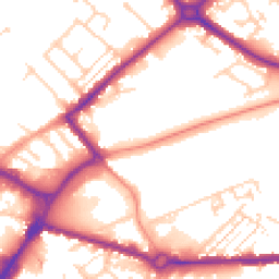 Daytime road noise heatmap for HP20 1AT