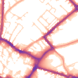 Daytime road noise heatmap for HP20 1BB