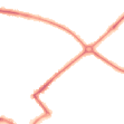 Night-time road noise heatmap for HP20 1BF