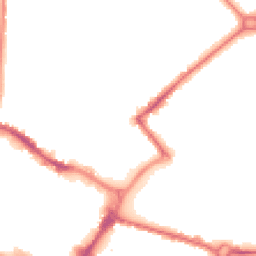 Night-time road noise heatmap for HP20 1BQ