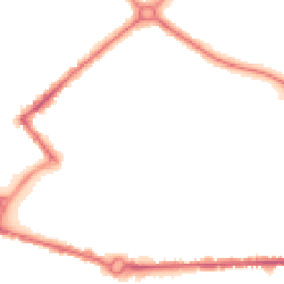 Night-time road noise heatmap for HP20 1DA